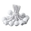 DOITOOL Ball Bungee Cords 10 Inch, 50Pack White Tarp Ball