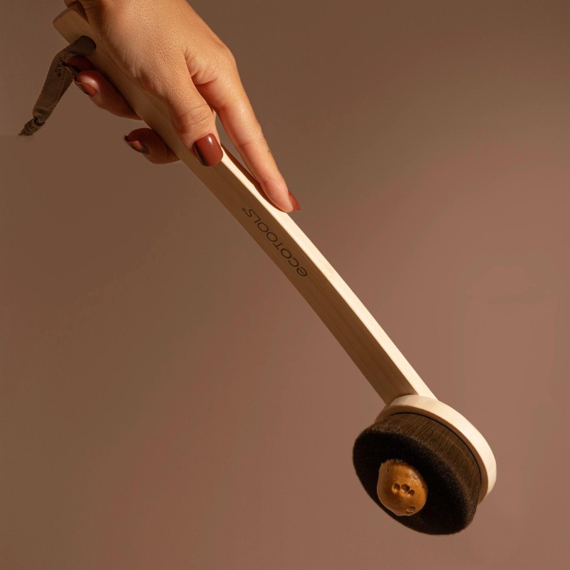 EcoTools Good Tan Self-Tan Back Applicator, Long Handle Back Brush