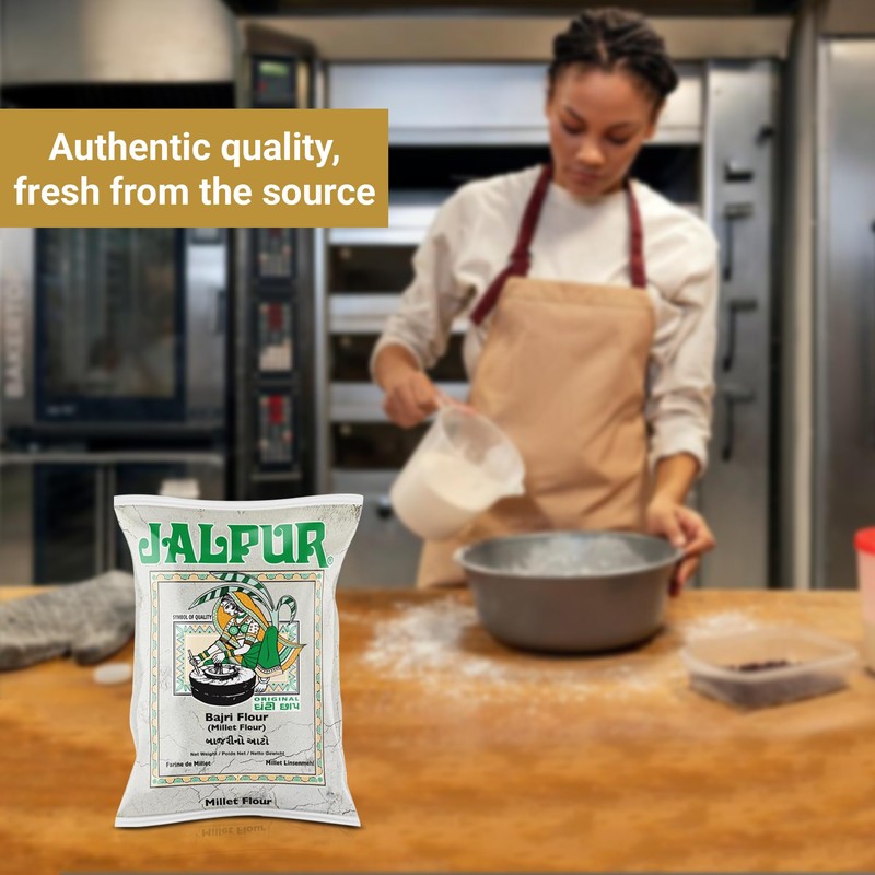 Jalpur Stone Ground Millet Flour (Bajri)