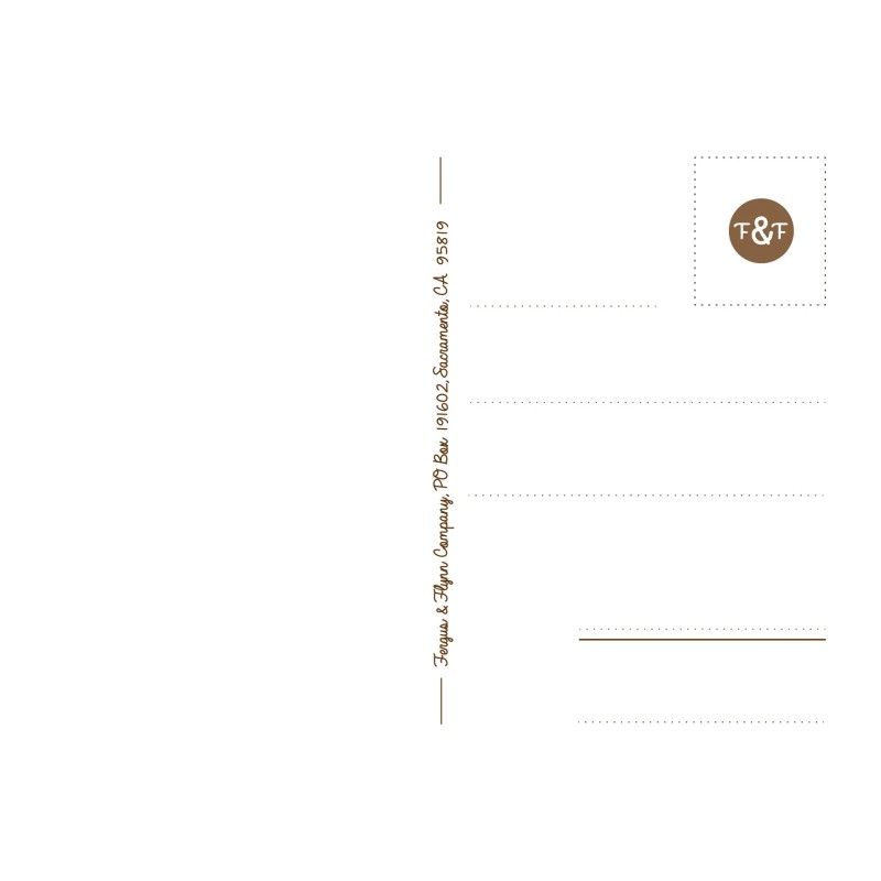 Botanical Repro Postcard: Vintage Muted Red and Yellow Roses -