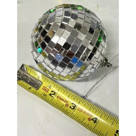 Party Disco Ball Ornament Christmas Decor 3” Chrome Retro Vintage Target Exclusive