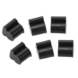 Horn Piston Rubber Pad, 7Pcs Noise Resistant Rotary Valve Horn Instrument Accessories for Euphonic Tuba with Pile Small
