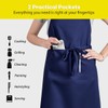 ROTANET Extra Large Apron for Men Adjustable Bib Aprons with