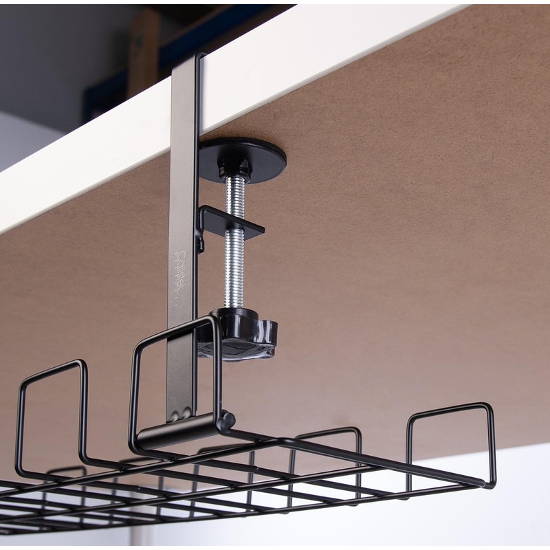 Callstel Power Cord Organiser: Set of 4 Cable Baskets, Socket