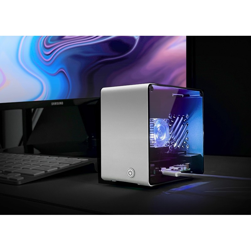 ElectroCookie Raspberry Pi 5 Case, Aluminum Mini Tower Case with