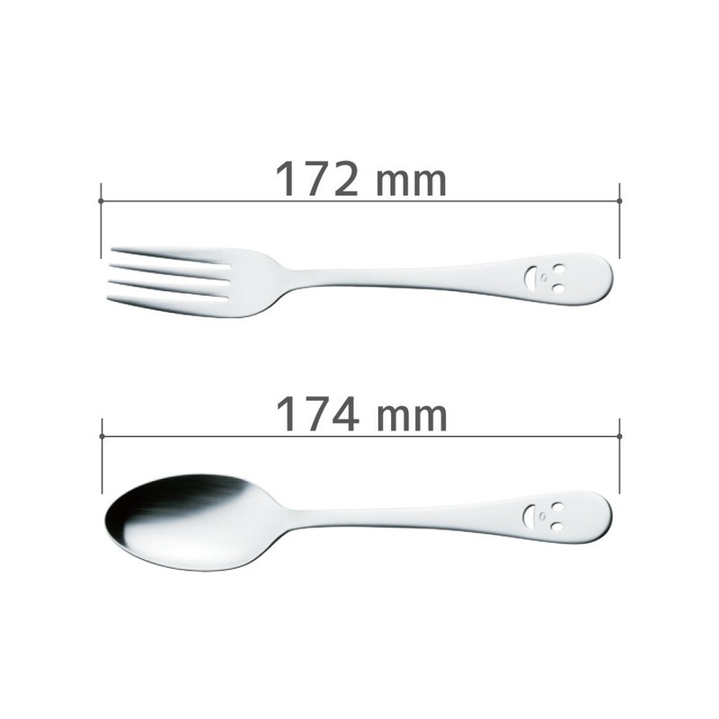 Katori Shoji 555183 Nico Cutlery Set, 4-Piece Set, Stainless Steel,