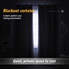 Anytime Home Curtains Blackout and Sheer Layered Solid Window Curtain