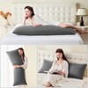 DOWNSTORIA Body Pillow Pillowcase, Ultra Soft Microfiber Long Pillow Cover,
