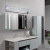 Crystal Vanity Lights, Bathroom Vanity Lighting Fixtures Over Mirror, LED