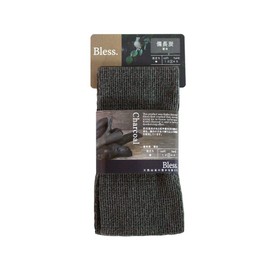 FUJIEI Bless Breath Body Towel with Binchotan Charcoal, Regular Size 10×35 inches, BL-407, Natural Ingredients, Organic, Fine Texture, Rich Lather, Smooth, Suitable for Sensitive Skin, Gentle on Skin