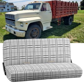 Dreamizer For Ford F-600 F-700 1973-1980 Car Truck Gray Saddle Blanket Bench Seat Cover