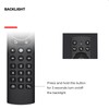 Bluetooth Remote Control Voice IR Learning Backlight Wireless Mouse Remote