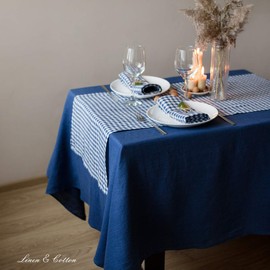 Linen & Cotton Hygge Tablecloth 100% Linen