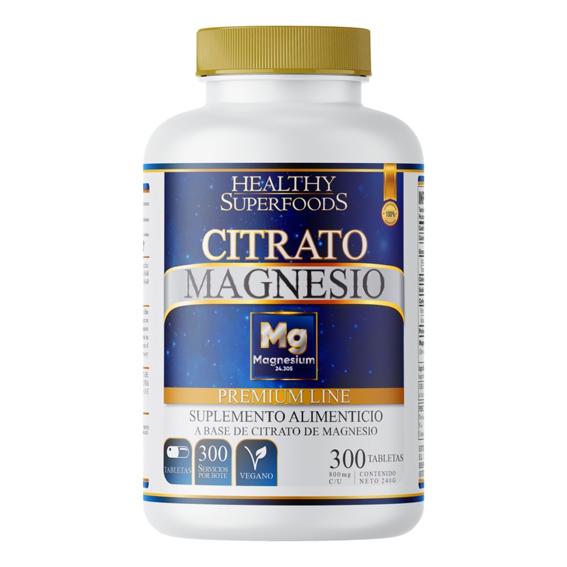 Citrato De Magnesio 300 Tabs 800mgtab