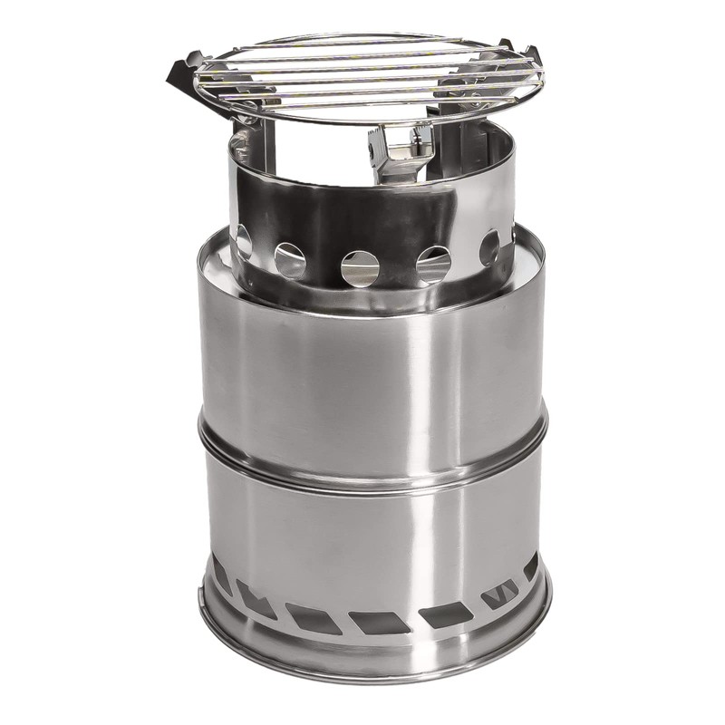 Grafner 2-in-1 Portable Camping Stove for Wood and Branches, Efficient