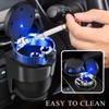 Ohleats Car Ashtray with Lid, Detachable Stainless Steel Ash Tray