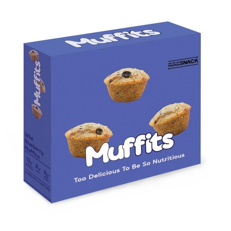 Wild Blueberry Muffits - Gluten Free Protein Muffins - Protein