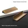 Rergy 10 Pack Champagne Bronze Cabinet Pulls - Gold Finger