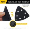 5 Pack 90 mm Triangle Sanding Interface Pads, Hook and