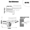 Shelf Support Peg with Suction Cup 5mm Shelf Pegs for