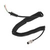 8Pin Speaker Mic Cable Radio Hand Microphone Coiled Cord Replacement