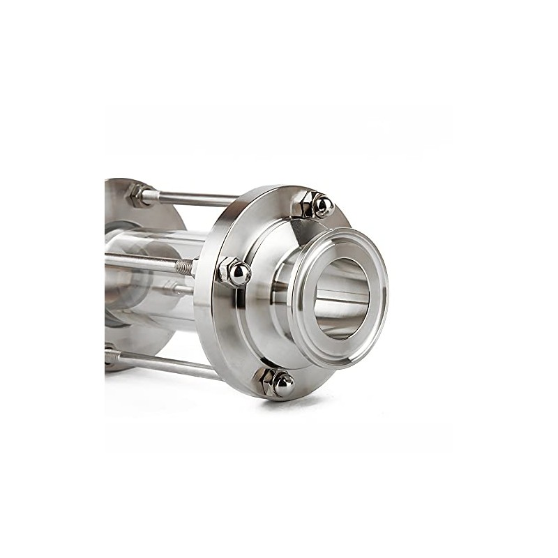 Beduan in-Line Sight Glass with Tri Clamp End, Sanitary Flow