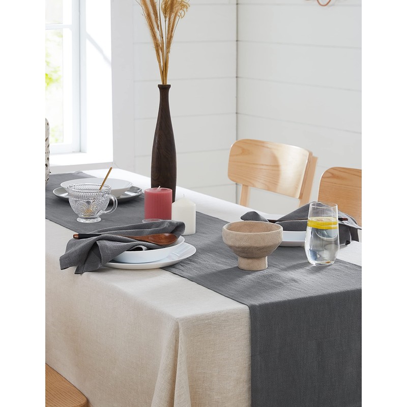 Berklan Linen Table Runner 40 x 180 cm for Dining