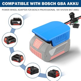 AMZISCONV for Bosch 18V Battery Power Wheels Adapter Converter Battery DIY Conversion Kit-2Pcs