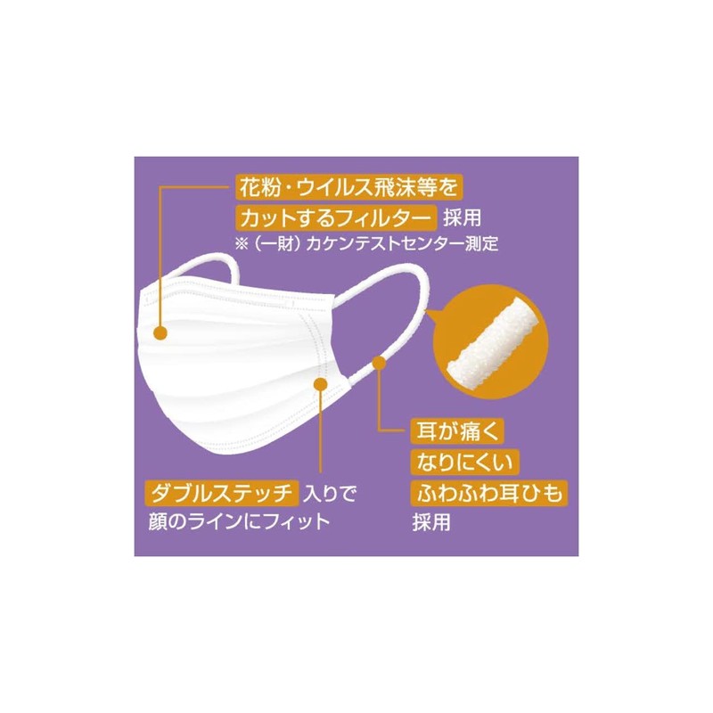 [トリコ] あんしんマスクふわふわ ゆったり 65枚