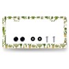 Cute Cactus License Plate Frame Tropical License Plate Holder Stainless