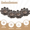 Lotus Incense Holder Set of 4, Incense Holder Set with