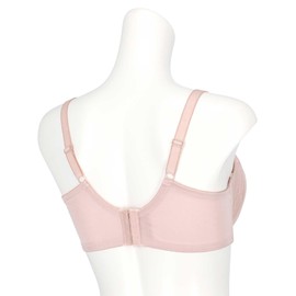 Amphipolis BBJ302 Women's Bra for Glamours, High Armpit Design, Firmly Suppressed and Neat Armpit Bra, Plump Bust, Supports Up to G Cups, Expands up to 95, PI