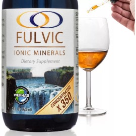 Optimally Organic Water Extracted Fulvic Ionic Acid X350 Concentration with Essential Minerals for Enhanced Health and Wellness