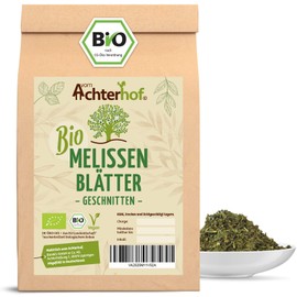 Melissentee BIO | 250g | 100% Melisse ohne Zusätze | Melissenblätter Tee getrocknet geschnitten lose | vom Achterhof