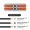 25PCS Lever Wire Connectors, Quick Connect Wire Splice Connectors Compact
