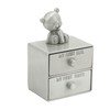 Tooth Box Metal Cute BearShape Storage Case with 2 Drawers