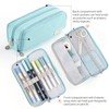 CICIMELON Pencil Case Large Capacity Pencil Pouch 3 Compartments Pencil