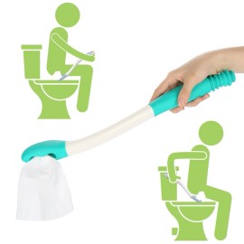 Unbranded Toilet Aids for Wiping - Long Reach Butt Wiper Tools - Bottom Wiping Self Assist