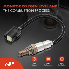 A-Premium - Sensor de oxígeno O2 compatible con Ford Mustang 15-17, Edge 15-18, Explorer 16-19, E-350 Super Duty 17-19, Transit-150/250/350 y Lincoln MKT, 3.5L 3.7L 6.8L, repuesto #FB5Z9F472A