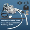 P16D-1 Carburetor Replacement for Predator 2000/1600 Watt fit for Ryobi