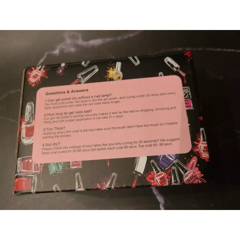 KIPOZI 6 PACK Gel Nail Set Gel Nail Polish Kit