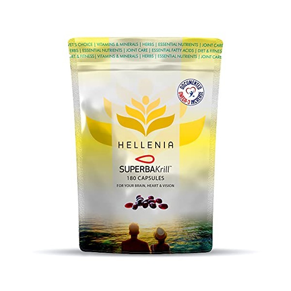 Hellenia Superba Krill™ 100% Antarctic Krill Oil Capsules 500mg |