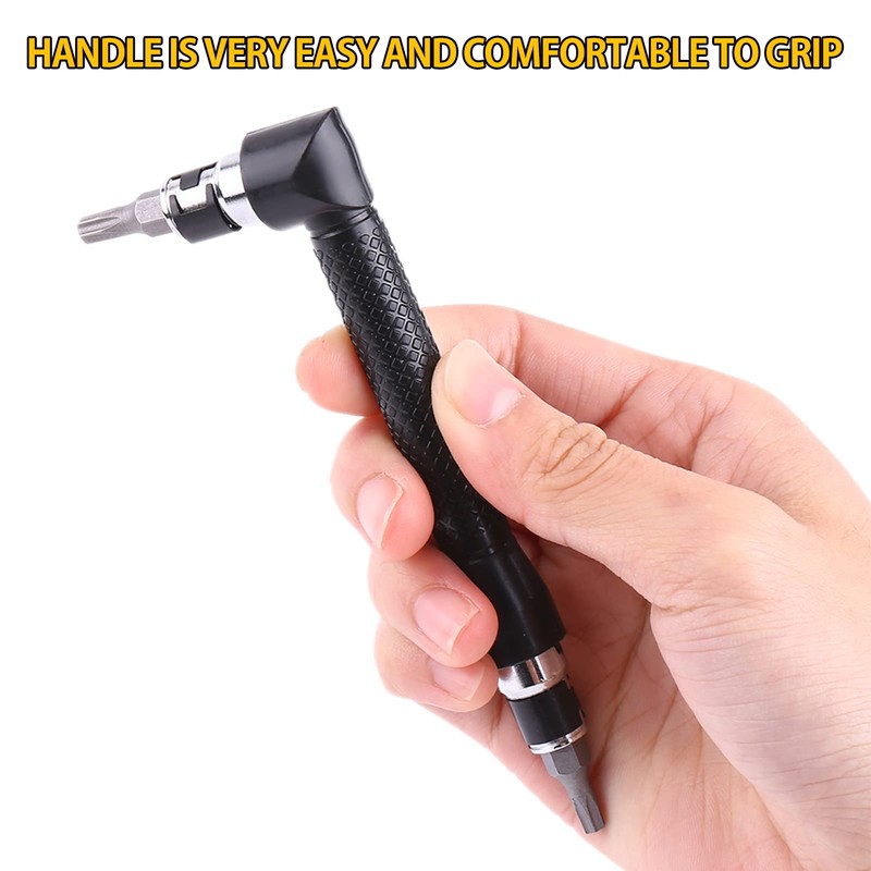 1/4 Inch Double Head Hex Socket Angle Hand Screwdriver 90