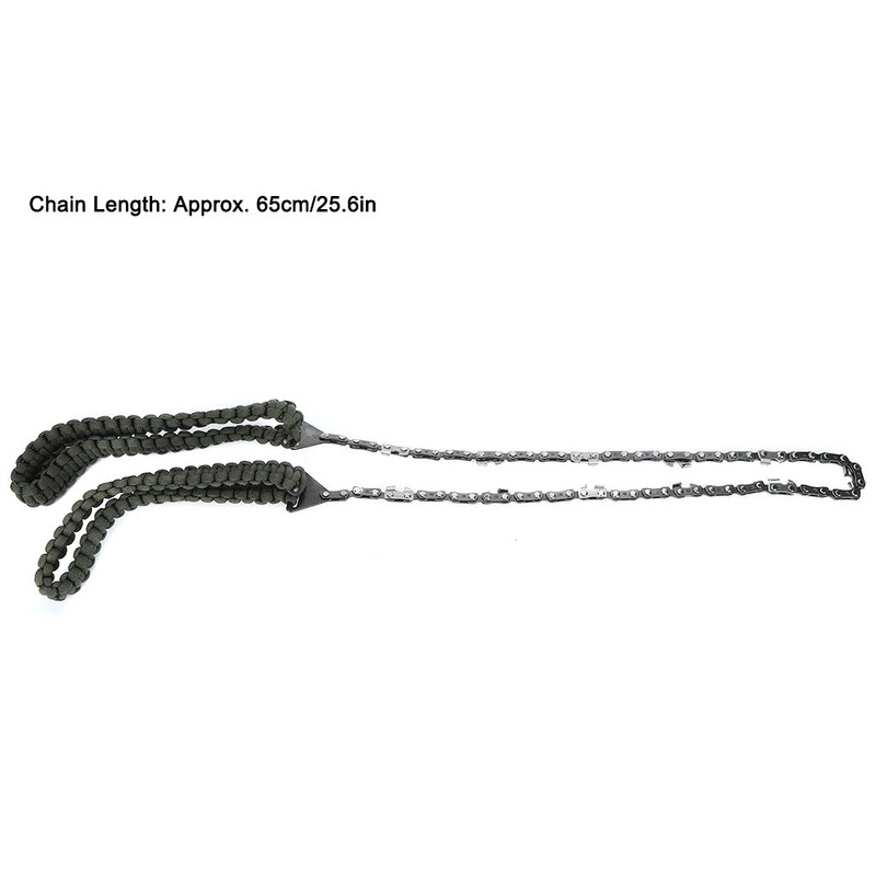 Portable Hand Chain Saw High Carbon Steel Cutting Trimming Survival