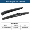 Rear Windshield Wipers Set for Hyundai Tucson 2022-2025 (Not Suitable