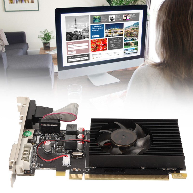 HD6450 Graphics Card 2GB 64bit HD6450 3600MHz 2048MB Multi Interface