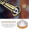 Tenor Sax Mute Eujgoov Aluminum Alloy Saxophone Sound Dampener Accessory