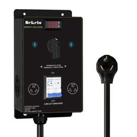 Manual EV Charging Switch for Dryer & EV, NEMA 10-30, Durable Hand-Operated Selector for Flexible Power Sharing, Enhanced Compatibility