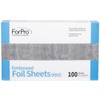 ForPro Embossed Foil Sheets 900S, Aluminum Foil, Pop-Up Dispenser, for