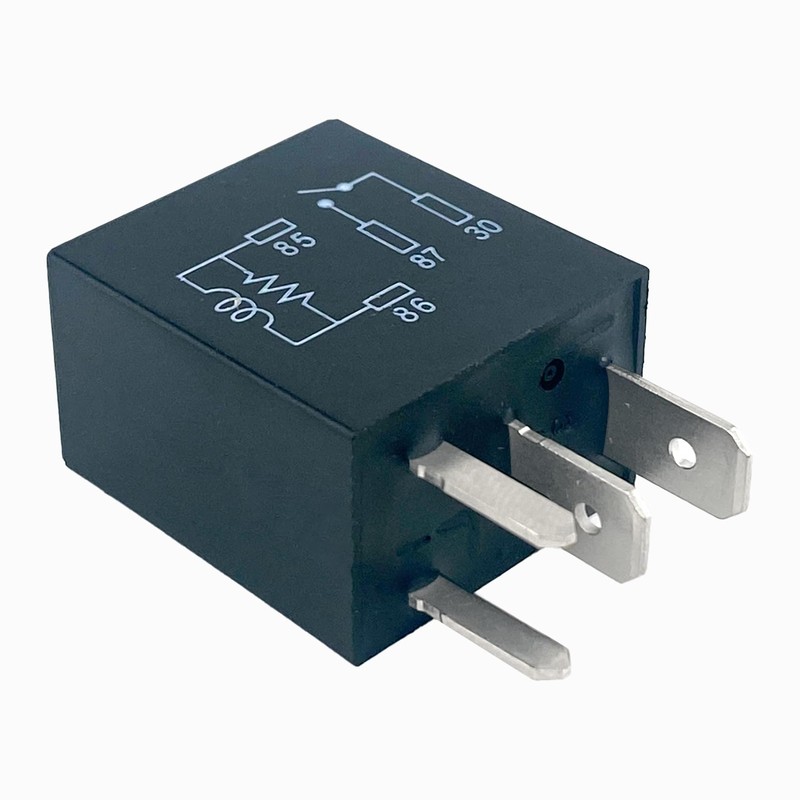 871E-1A-D-R1 U15 Relay (3-Pack), 12VDC 35A 4-Pin SPST Automotive Relay